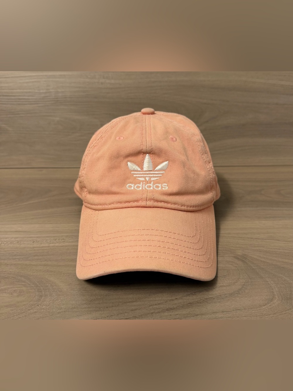 Adidas Originals Relaxed adjustable strapback hat peach